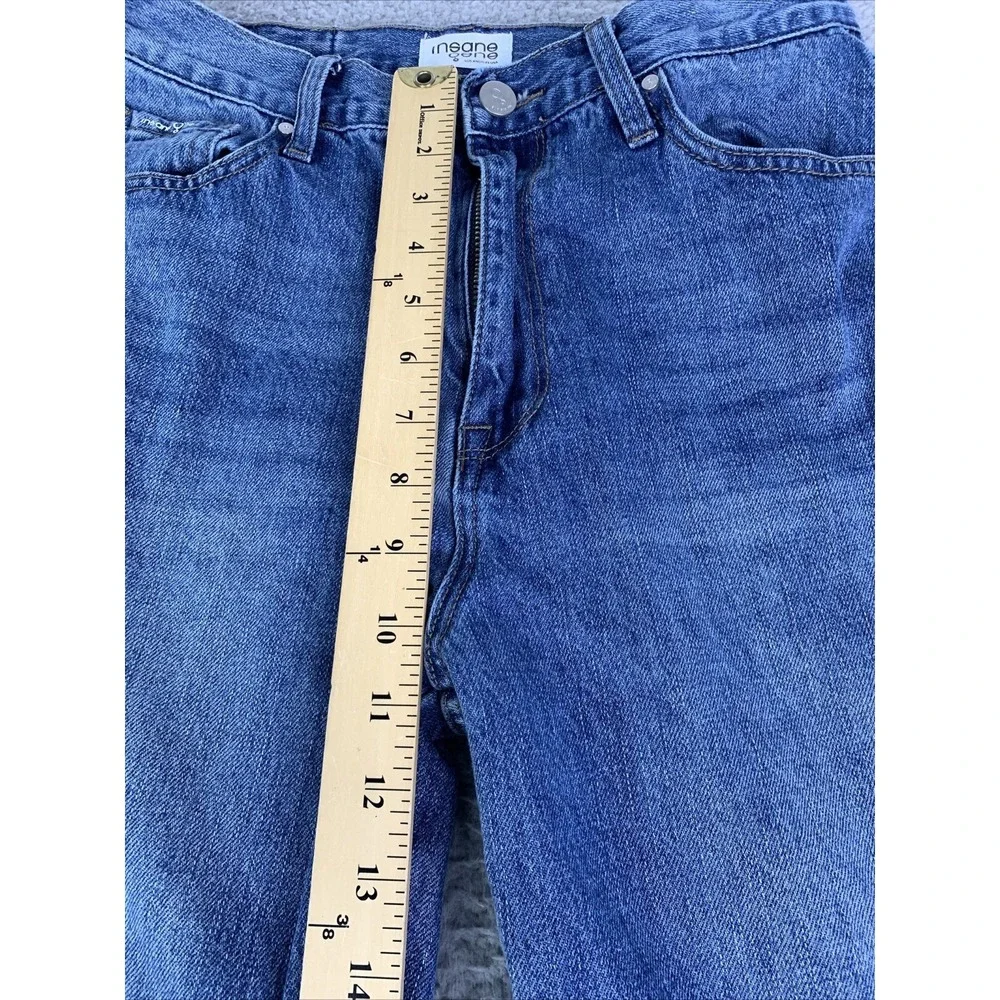 Insane Gene Jeans Womens Size 9 Split Ankle High Rise Denim Jeans